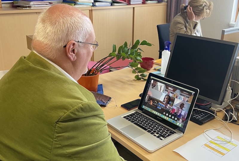 Beurteilungskonferenz über Video Bergheidengasse in Zeiten von Corona